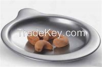 Sigle Wall Fruit Plate, Bud Design in 18/10 