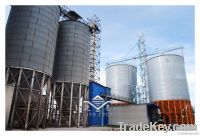 Steel Silo for Grain Storage with Flat Bottom