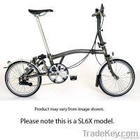Brompton M6E Superlight Folding Bike Raw Lacquer 2013