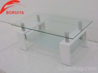 modern glass coffee table