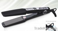 Professional Ceramic plate flat iron with LED hair straightener From China