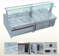 Hotel equipment buffet display, food display, warm& cold bain marie