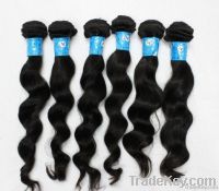 Indian human hair free tangle full bottom 12