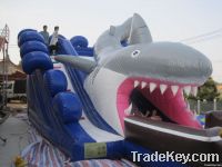 inflatable shark slider