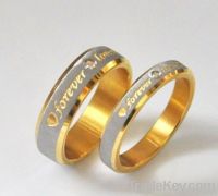 2013 Fashion hot sale exciting forever love ring titanium steel ring