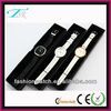 Promotional leather watches ladies with square design and waterproof