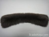 Fox fur collar