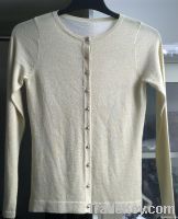 Women's Lurex Cardigan Sweater