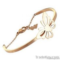 Stainless steel bangle bracelets