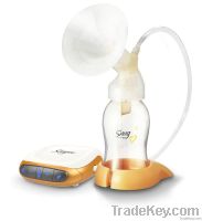 Electric massage breast pump with more portable and strong suction