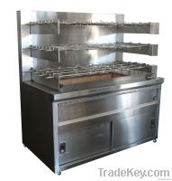 Factory Made Commercial Large Charcoal Chicken Rotisserie For Sale