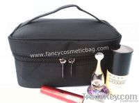 black cosmetic bag