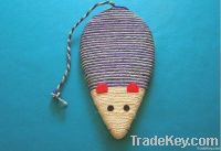 Sisal cat toy, Sisal mouse, Sisal kitten toy