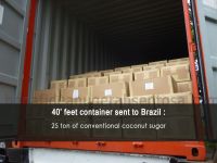 Coconut  palm sugar as cane sugar substitute