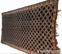 MOROCCAN VINTAGE RUG from goat hair