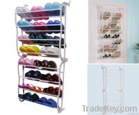 24 pair plastic shoe rack