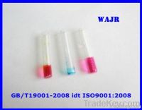 Micro-Insert, clear glass, flat bottom