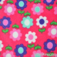 Polyester cheap print polar fleece fabric