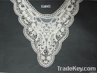 Cotton crochet neck motif /neckline motif / neck panel