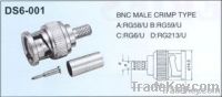 BNC male crimp type