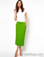 Pencil skirt with belt