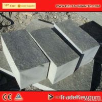 Black basalt stone, black paving , black pavers, black cubes