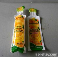 Qingdao Tainuo fruit printed and tube shape beverage packaging bag