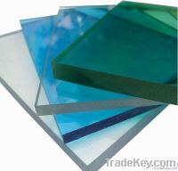 Polycarbonate solid sheet with uv protection for 10yrs warranty