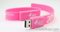 Wristband usb flash drive