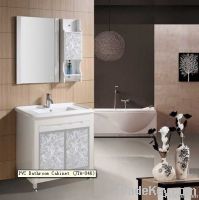 modern 80cm free standing PVC bathroom vanity