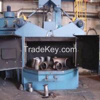 Rotary table shot blasting machine