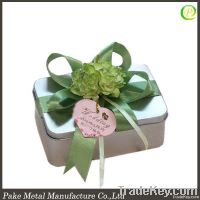 Decorative gift tin boxes