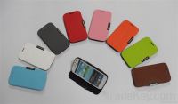 Competitive price! leather case for samsung series and iphone4, 5