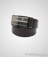 Men's belts Brown Dress Genuine Cow Leather Belt  Auto Lock Buckle