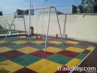 SBR RUBBER TILE FOR PLAYGROUNDS