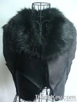 Ladies composite faux fox fur vest