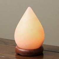Teardrop Himalayan Salt Lamp Ionic Air Purifier natural night light holistic From Pakistan