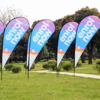 Teardrop flags, teardrop banner, event flags, outdoor flags