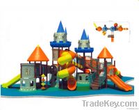 Outdoor playground slide