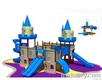 Outdoor playground slide