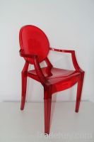 PC Italian Famous Design Plastic Louis Ghost Chairs