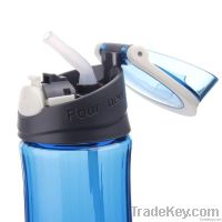 700ml PCTG plastic water bottle with straw, BPA free, FDA