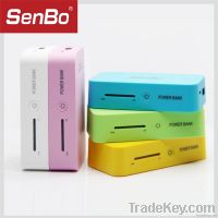 2013 Senbo New Portable  Power Bank 5200mah