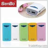 2013 Senbo New Portable  Power Bank 5200mah