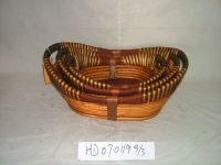 wicker tray, wicker tray, fruit tray From China