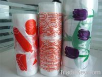 HDPE T-shirt  Bags on Roll From China