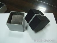 Black Matte Paper Gift Box with UV Printed Logo