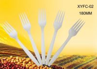 100 %nature Degradable ecofriendly disposable fork:XYFC-02