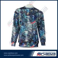 Sublimatiom customized polyester sweatshirts