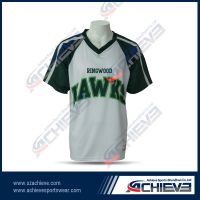 Custom long sleeves soccer uniform with 100%polyester